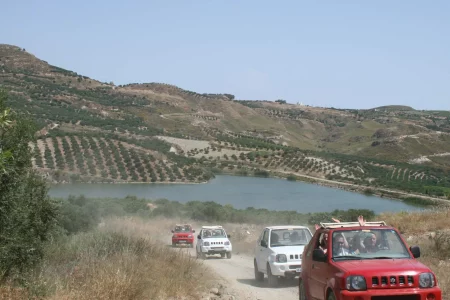 Self driving jeep safari to the South of Crete