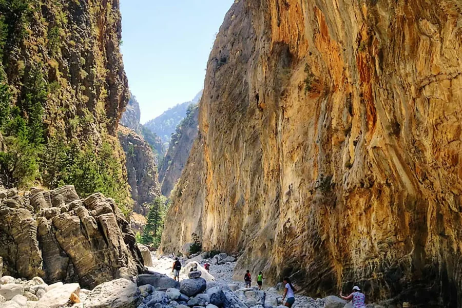Samaria Gorge, the longest gorge from Europe